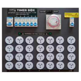 HORTIVISION TIMER BOX 24 + 4 PLUGS